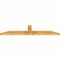 Ekena Millwork Portland Rough Sawn Timber Gable Bracket, Western Red Cedar, 96"W x 20"H x 4"D x 6"F, 5/12 Pitch GBW096X20X0406POR00RWR - alternate 3